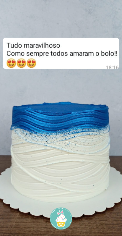 bolos doces artesanais kelly bueno confeitaria festa bolo confeitado azul