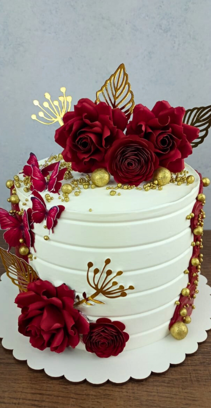bolos doces artesanais kelly bueno confeitaria festa bolo confeitado rosas